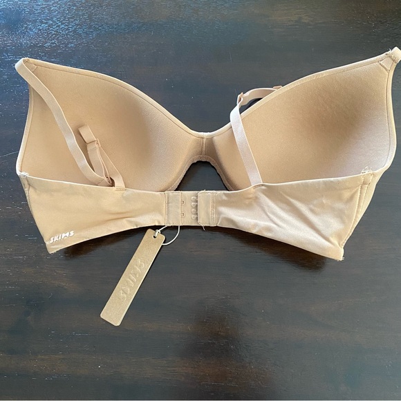 SKIMS NWT T-SHIRT DEMI BRA Wireless Form OCHRE Lightly Lined Pads 34C - Picture 8 of 8